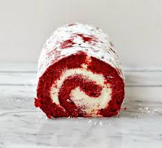 Milk And Honey Red Velvet Swiss Roll With Mascarpone Cream Cake Roll Swiss Roll Cupcake Cakes