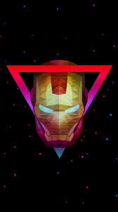 Downaload Low Poly Helmet Artwork Iron Man Wallpaper For Screen 1080x1920 Samsung Galaxy S4 S Iron Man Wallpaper Man Wallpaper Cute Wallpapers For Android