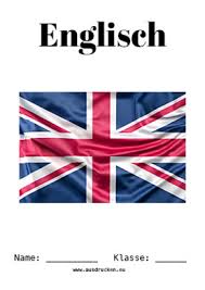 Übungsblätter für mathe ab der grundschule mit lösungen. Englisch Deckblatt Flagge Deckblatter Zum Ausdrucken