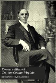 Pioneer Settlers of Grayson County, Virginia