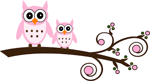 Http Www Clker Com Cliparts M D D H K R Pink Owl On Branch Hi Png Baby Shower Clipart Baby Owls Owl Baby Shower