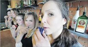 Party shots all in good fun