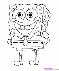 Collection of coloring pages for boys and coloring pages for girls of all ages. Pix For Cartoon Drawings Of Spongebob Characters Coloring Library