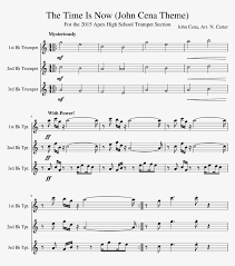 John cena is a song by south african rapper sho madjozi. The Time Is Now John Cena Theme Sheet Music For Trumpet Sheet Music Free Transparent Png Download Pngkey