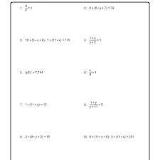 We will call this solving an equation for a solving for variables worksheet help learners practice solving one variable equations with this fun math maze … print the pdf worksheet with. Solve For The Variables Worksheet 1 Of 10