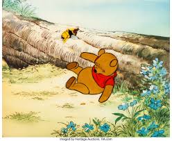 Winnie the pooh and christmas too (1991 tv show) winnie the pooh. Winnie The Pooh And The Honey Tree Production Cel Setup Walt Lot 97109 Heritage Auctions