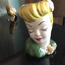 1980s Kay Windsor Dress Blue and White Striped Vintage Size Small Medium