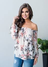 Floral Off Shoulder Top Outfit Therugbycatalog Com