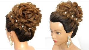 Pretty enough for a wedding day and simple enough for a day at the office, the double knot ponytail is much easier than it looks. Bridal Updo Tutorial Wedding Prom Hairstyles For Long Hair Youtube