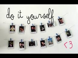 Diy Hanging Picture Display Youtube The most common photo wall ideas material is paper.