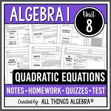 If you have difficulty accessing the google doc via the link, you may download the appropriate pdf file attached to the bottom of this page. All Things Algebra Unit 8 Homework 3 Answer Key Algebra 1 Unit 8 Test Quadratic Equations Answers Gina Wilson Tessshebaylo Given Each Transcribed Image Text From This Question