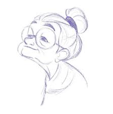This Sketch Is So Sweet Old Lady Cartoon Drawings Sketches Drawing Sketches