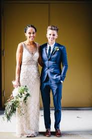 Pin By Bianca Backer On Portland Lesbian Bride Lesbian Wedding Attire Lesbian Wedding