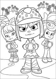 I fell in love with her character (and all the others!) so fast. Wreck It Ralph Coloring Pages Vanellope Tripafethna