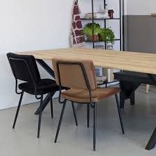 kaat eetkamerstoel woood zwart set 2 stuks eetkamerstoelen moderne eetkamerstoelen stoelen voor de eettafel