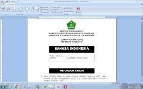 Cara membuat soal uts atau ukk model bookfold part 3 struktur. Contoh Soal Ujian Madrasah Um Bhs Indonesia Madrasah Ibtidaiyah Tahun 2021 Antapedia Com
