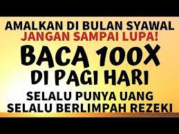 Mengapa kita disukai orang banyak? Baca 100x Pagi Ini Doa Dzikir Zikir Mustajab Agar Banyak Uang Rezeki Lancar Mengalir Deras Youtube
