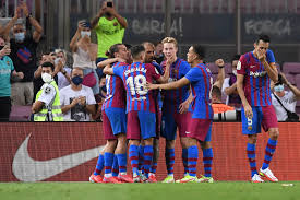 Barcelona have scored at least 2 goals in 11 of their last 13 home matches against real sociedad in all competitions. D1txefgd8r52pm