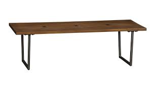 This coffee table has a narrow flat base that provides good stability on the ground. Tight For Space Try One Of These Skinny Coffee Tables The Globe And Mail