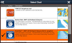 Unable To View Nautical Chart Data From My Chart Card Using