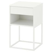 A traditional, scandinavian look that matches perfectly with the other furniture in the tyssedal series. Bedside Tables Bedside Cabinets Ikea