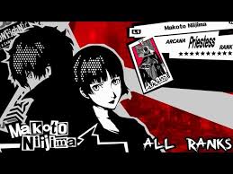 Persona 5 - Priestess Confidant: Makoto Niijima (All Ranks / Romantic  Route) - YouTube