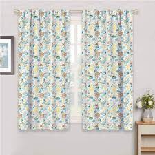 Pretty voile patio door see through curtains in grey with silver thread running through. Outdoor Curtains Dimica Premium Blackout Curtains Wooden Planks Fence Garden Yard Summer Spring Daisy Flowers Butterfly Grass Rustic Print Print Patio Door Curtains Living Room Decor W52 X L63 Inch Brown Green
