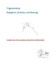 Trigonometry Navigation Direction And Bearings By Mathplane Tpt