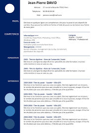 Exemple De Cv A Telecharger Format Word Gratuit A Telecharger Exemple Cv Word Exemple Cv Modele Cv