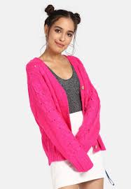 Entdecken sie die aktuelle herren kollektion 2021 von alanui, thom browne, heritage u.v.m. Mymo Strickjacke Pink Zalando De