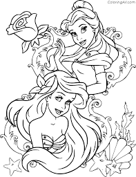 If you're in search of the best princess ariel wallpaper, you've come to the right place. The Little Mermaid Coloring Pages Coloringall