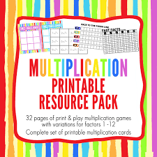 So i set out to find some interesting and fun ways to practice multiplication. 5 Times Tables Games Fun Ways To Practise Multiplication Tables