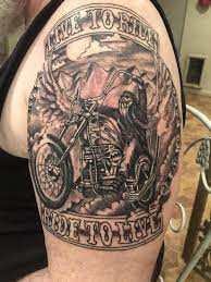 Live to ride, ride to live. Live To Ride Tattoo Tattoos Tatting Riding