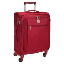 La recommandation iata 55x35x20cm peut varier d'une compagnie à l'autre ! Delsey Valise Cabine Low Cost Souple 4 Roues 55cm Pin Up5 Rouge