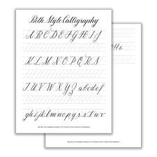 Beth Style Calligraphy Standard Worksheet The Postman S Knock Calligraphy Worksheet Lettering Math Fact Worksheets