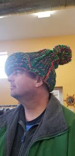 A wonderful hat we found. Very very fun.