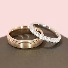 Men S Rose Gold Wedding Rings Have Risen In Popularity Of Late And You Diamond Wedding Rings Women Beautiful Diamond Engagement Ring Rose Gold Engagement Ring