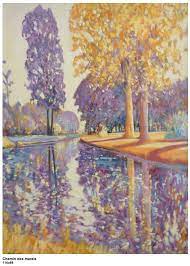 Giverny, vernon, la vallée de la seine, transpirent dans ses tableaux qui ne manquent pas d'émotion. Giverny Artist Christophe Demarez Paintings