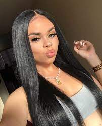 Brazilian Virgin Hair Straight 3 Bundles With 1pc Brazilian Straight Lace Closure Uhair Products 100 Human Hair Virgin Brazilian Straight Hair Straight Hairstyles Weave Hairstyles