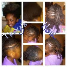 Before To After Child S Blow Dry And Braided Mohawk No Added Hair By Tray Childrens Hairstyles Mohawk Braid Hair Styles