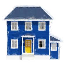 Your front door can transform the exterior of your house, so choosing what colour to paint it, is a big decision. The Blue House With The Yellow Door Colorful Coastal Home Design Artbyjudieann