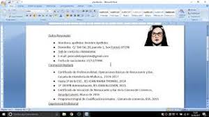 Las plantillas de currículum vitae básicas son efectivas independientemente de la industria o empresa que solicite. Como Hacer Un Curriculum Vitae Sencillo Youtube
