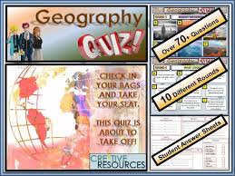 Among these were the spu. End Of Year Geography Quiz Teaching Resources