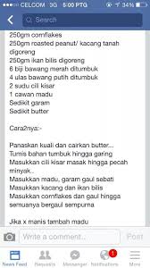 Sedikit garam (ikut selera masing2) 500 gm. Cornflakes Pedas Pedas Cornflakes Malay Food