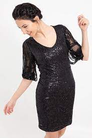 arn 39264 v yaka yetim kol pul payetli abiye elbise the dress kokteyl elbisesi kadin elbiseleri