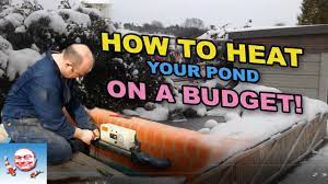 I started this page to share my hobby. Heating Your Pond On A Budget Youtube