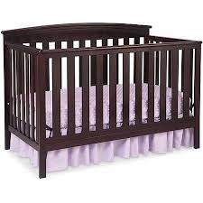 Delta Children Gateway 4 In 1 Convertible Crib Dark Chocolate Walmart Com Cribs Kid Beds Delta Children