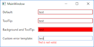 Actually, with a beautiful background image, the excel file will because the type of backgroundimage is bitmap, so the assigned value must be bitmap image. Wpf Validation Display Errors To The User Net Land
