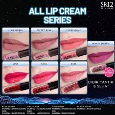 Lip Matte Cream SR12 / Honey Berry / Nude Berry / Sweet Pink Lip matte  warna kalem | Lazada Indonesia