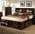 Queen 12 Drawer Storage Bed